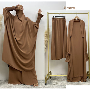 Full coverage khimar abaya set for Hajj and Umrah