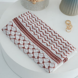 Keffiyeh Chiffon Hijabs.