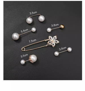 Durable rust-resistant hijab pins set – stick pins and safety pins for secure hijab styling
