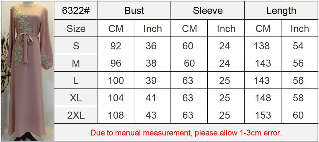 Zoya White Closed Abaya Dress