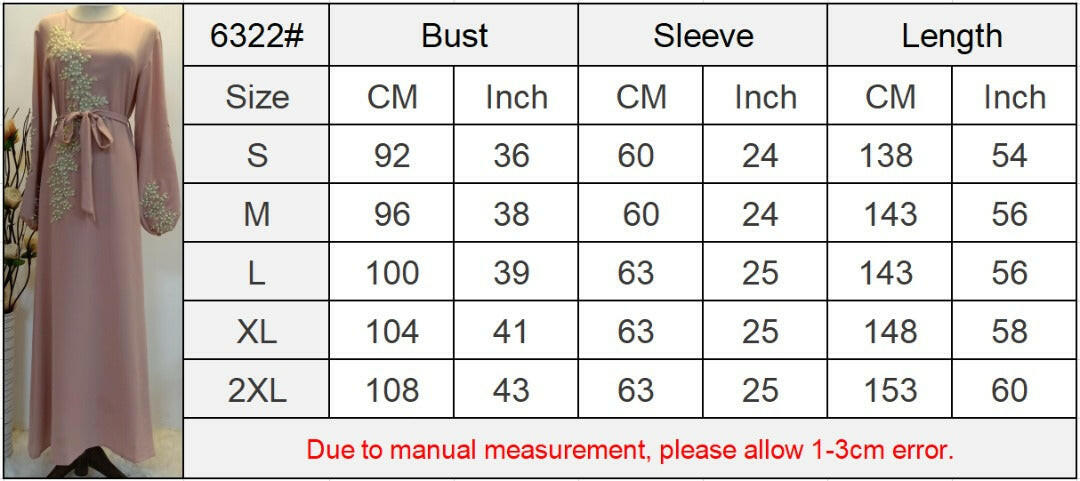 Zoya Pink Closed Abaya Dress