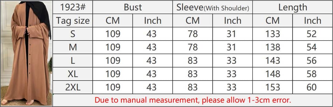 Husna Farasha Cream Open Abaya