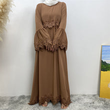 Load image into Gallery viewer, Zainab Caramel Closed Abaya
