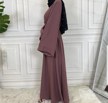 Load image into Gallery viewer, Hira Mauve Closed Abaya
