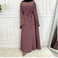 Load image into Gallery viewer, Hira Mauve Closed Abaya
