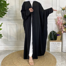 Load image into Gallery viewer, Husna Farasha Black Open Abaya
