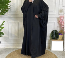 Load image into Gallery viewer, Husna Farasha Black Open Abaya
