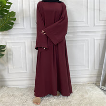 Load image into Gallery viewer, Hira Maroon Closed Abaya
