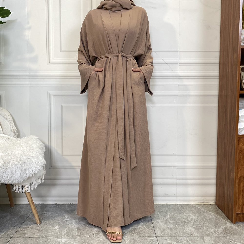 Maha Mocha 3 Piece Abaya Set