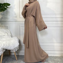 Load image into Gallery viewer, Maha Mocha 3 Piece Abaya Set
