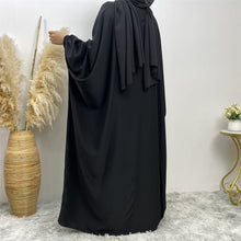 Load image into Gallery viewer, Fiza Farasha Black Closed Abaya
