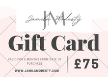 Load image into Gallery viewer, Jamila Modesty Gift Card
