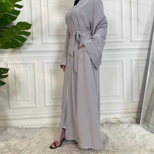 Load image into Gallery viewer, Dua Grey Open Abaya
